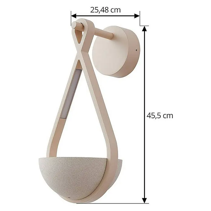 Lucande Außenwandleuchte Florka - creme / amber, creme / amber, IP54