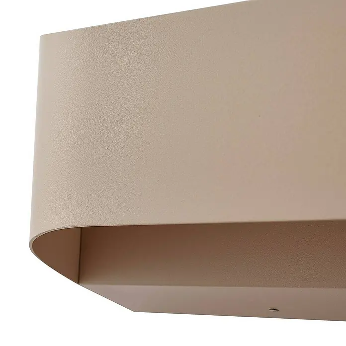 Lindby Außenwandleuchte Lenore - creme / amber, IP44