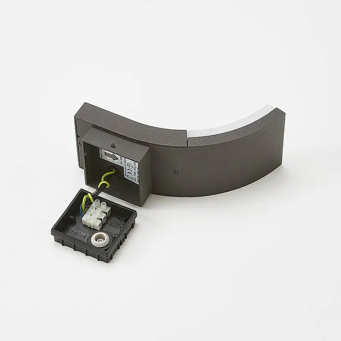 Lucande Außenwandleuchte Timm - schwarz, IP54