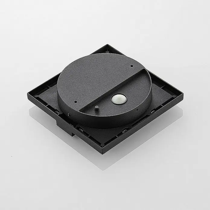 Lucande Außenwandleuchte Gylfi - schwarz, IP65