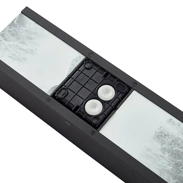 Lucande Außenwandleuchte Lavrin - schwarz, schwarz, IP54