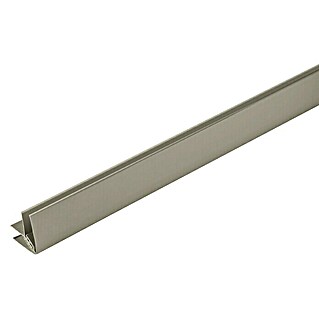 Grosfillex Perfil de esquina gris (Gris, 2,6 m x 11 mm x 20 mm)