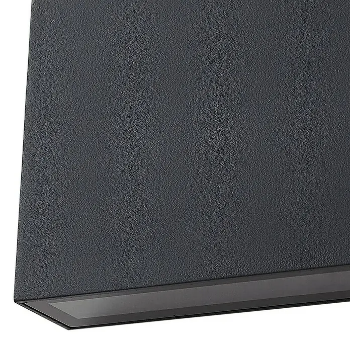 Lindby Außenwandleuchte Jarte - 3 x 17,5 x 9 cm, schwarz, IP54