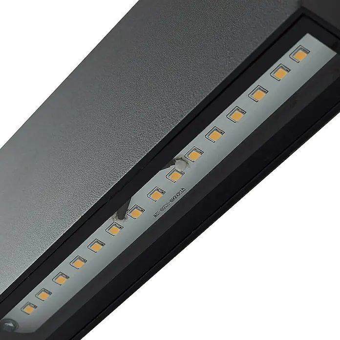 Lindby Außenwandleuchte Jarte - 3 x 17,5 x 9 cm, schwarz, IP54
