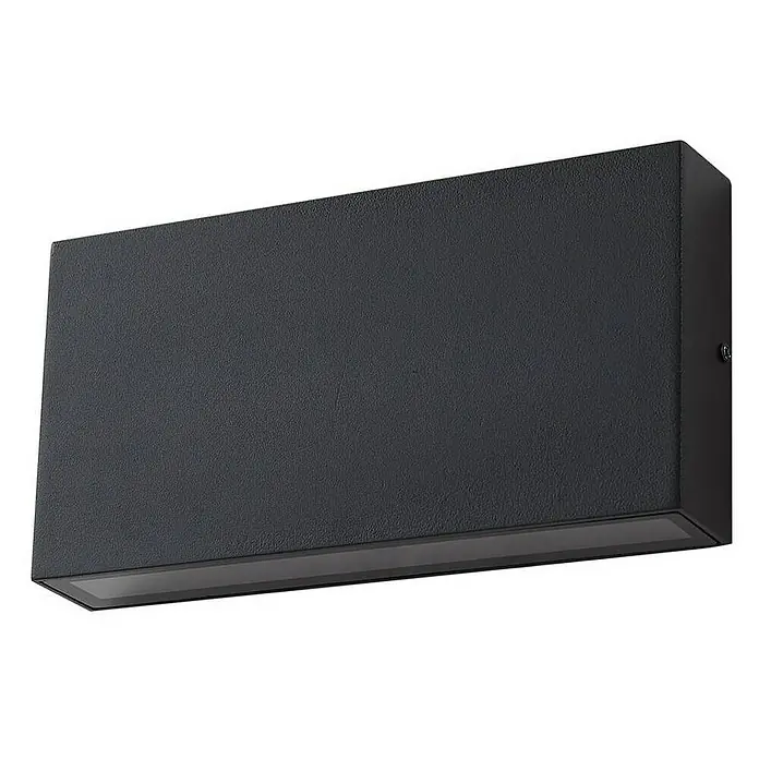 Lindby Außenwandleuchte Jarte - 3 x 17,5 x 9 cm, schwarz, IP54