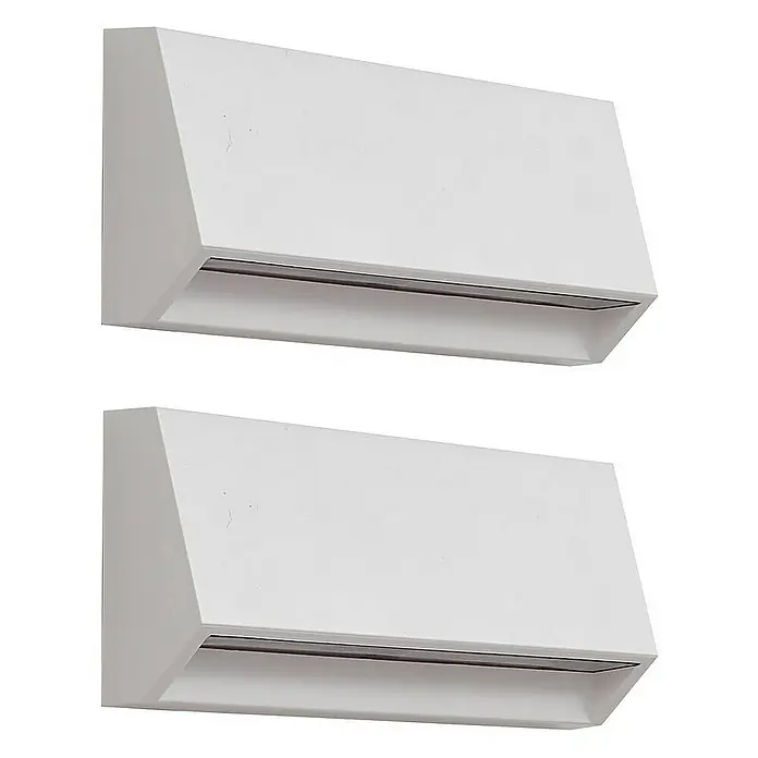 Lindby Außenwandleuchte Appeso - weiß / opal, IP65