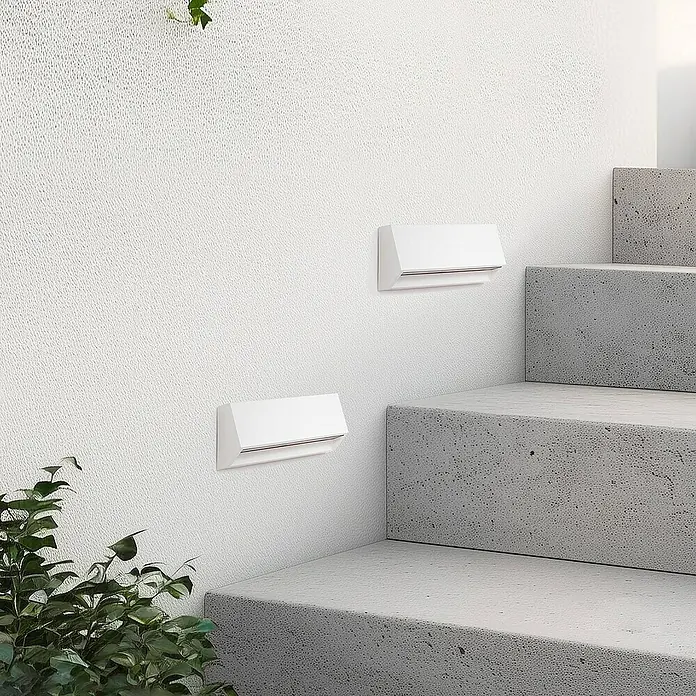 Lindby Außenwandleuchte Appeso - weiß / opal, IP65