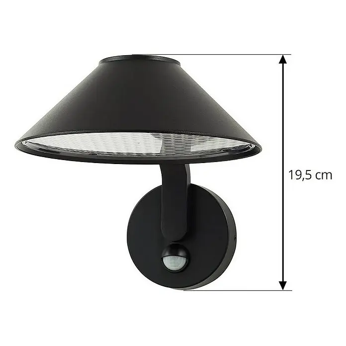 Lindby Außenwandleuchte Capelo - 26,5 x 20,5 x 19,5 cm, schwarz, schwarz, IP44