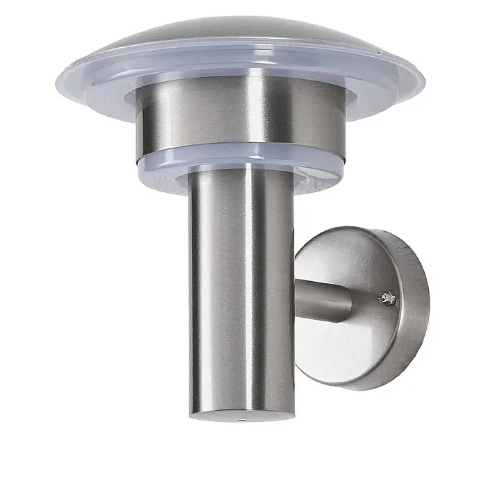Lindby Außenwandleuchte Lillie - alu / grau / zink, alu / grau / zink, IP44