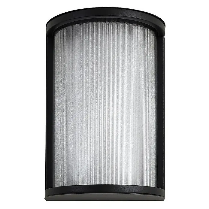 Lindby Außenwandleuchte Calvik - 11 x 16,5 x 24 cm, schwarz, klar / transparent, IP44