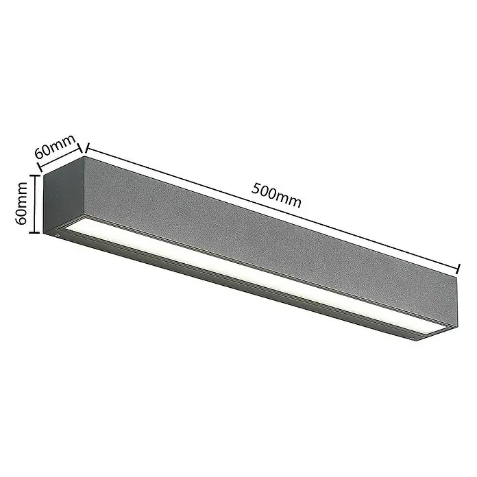 Arcchio Außenwandleuchte Lengo - schwarz, IP65