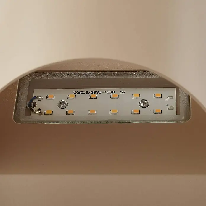 Lindby Außenwandleuchte Lenore - creme / amber, IP44