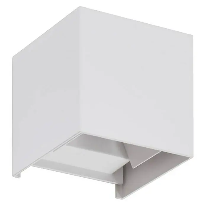 Lindby Außenwandleuchte Nivar - weiß / opal, IP54