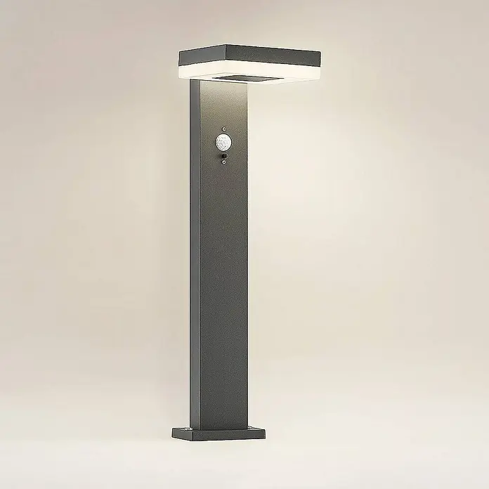 Lindby Außenwandleuchte Laira - 20,4 x 13 x 50 cm, schwarz, IP44