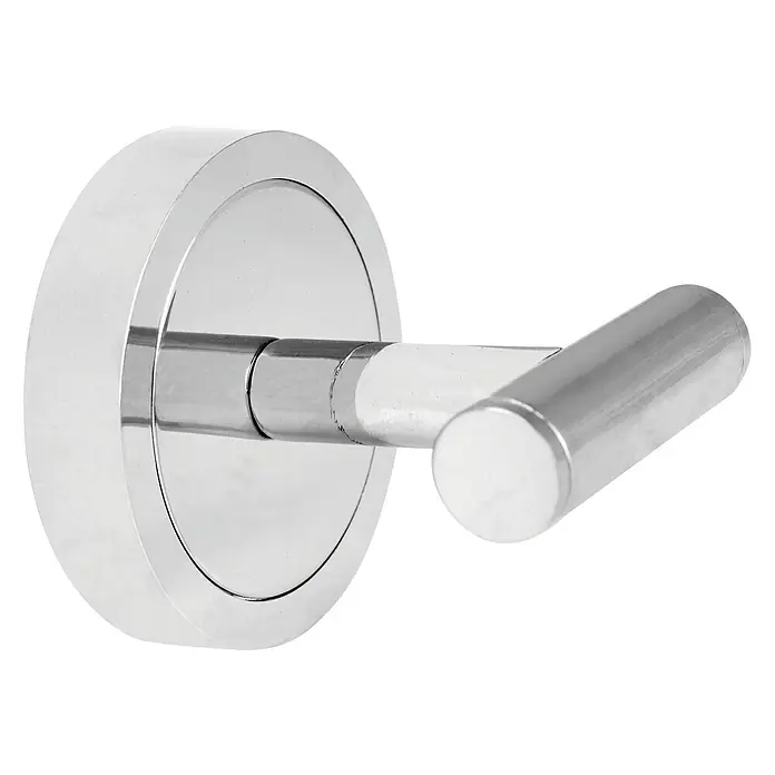 Bath Stage B-Right Colgador - Número de ganchos: 1 ud. - Gancho de pared de cromo pulido para baño o cocina para sujetar toallas y más.