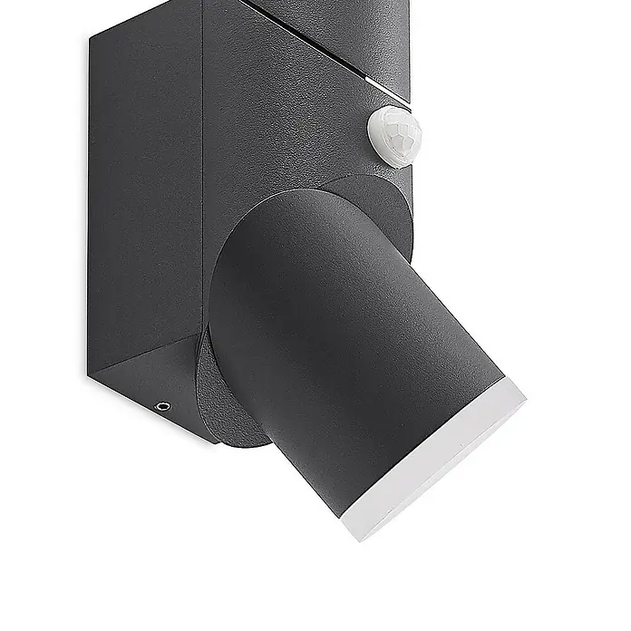 Lindby Außenwandleuchte Aspyn - schwarz, IP54