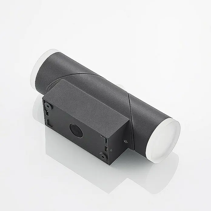 Lindby Außenwandleuchte Aspyn - schwarz, IP54