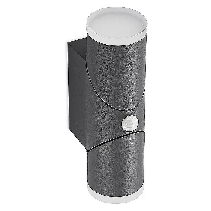 Lindby Außenwandleuchte Aspyn - schwarz, IP54