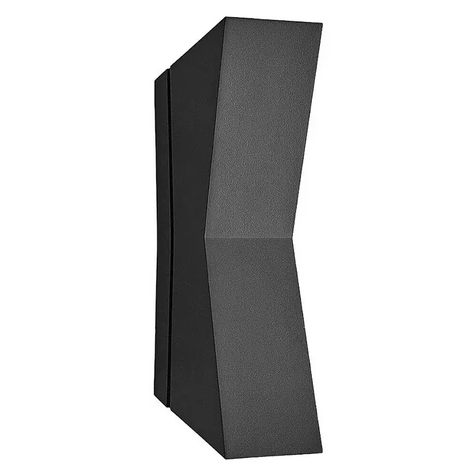 Lucande Außenwandleuchte Maniela - schwarz, schwarz, IP65