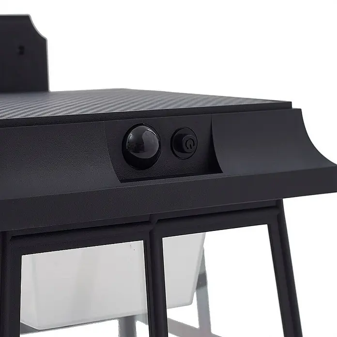 Lindby Außenwandleuchte Latarka - schwarz, IP44