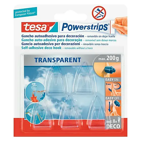 Tesa Powerstrips Gancho de fijación deco XL