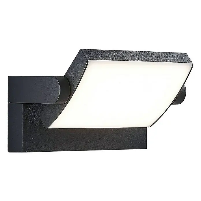 Lindby Außenwandleuchte Sherin - schwarz, IP54