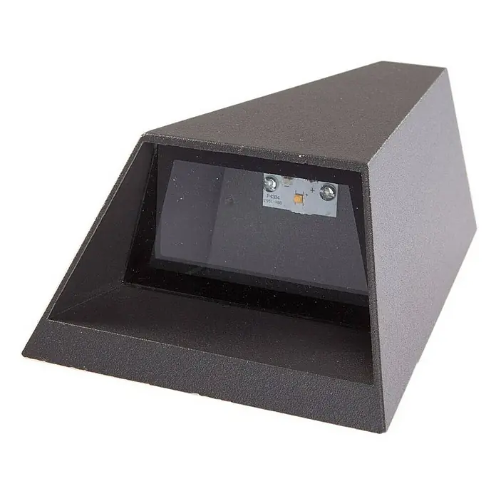Lucande Außenwandleuchte Jendrik - schwarz, schwarz, IP54