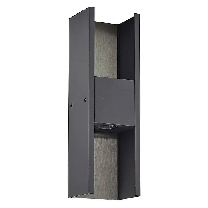 Lucande Außenwandleuchte Lavrin - schwarz, schwarz, IP54