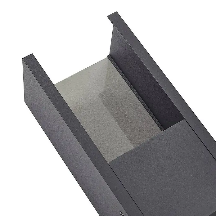 Lucande Außenwandleuchte Lavrin - schwarz, schwarz, IP54