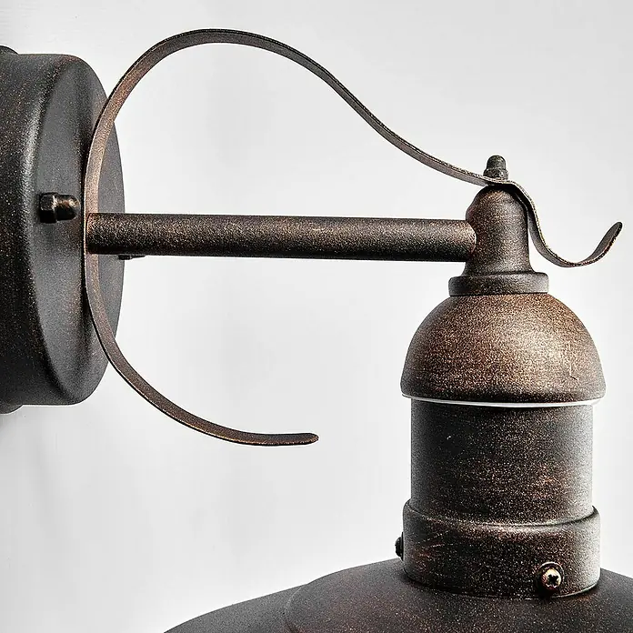 Lindby Außenwandleuchte Clea - kupfer, kupfer, IP44