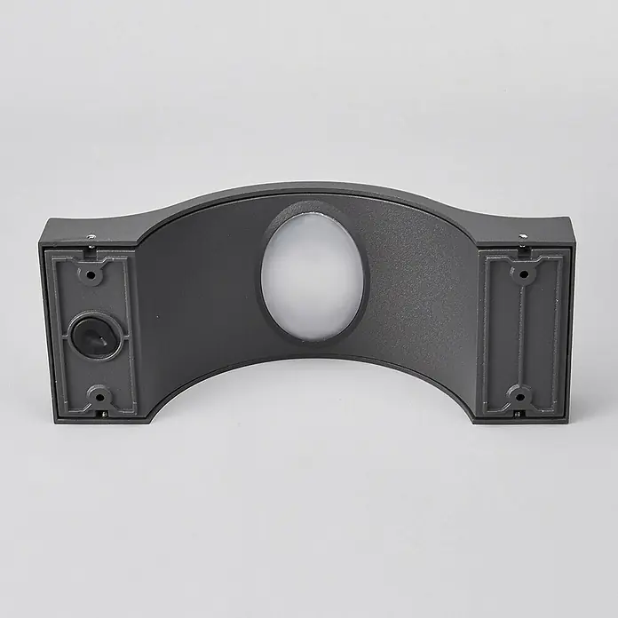 Lucande Außenwandleuchte Jace - 11 x 28 x 8,4 cm, schwarz, schwarz, IP54