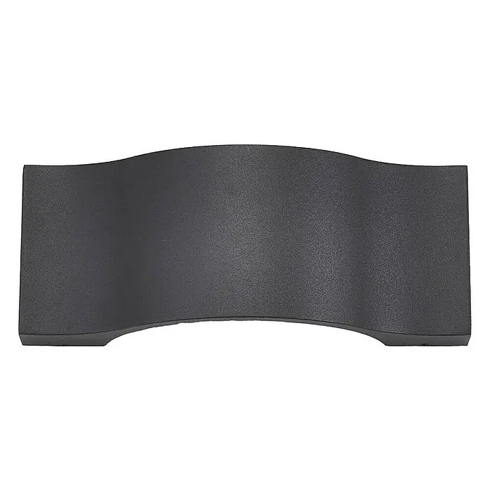 Lucande Außenwandleuchte Jace - 11 x 28 x 8,4 cm, schwarz, schwarz, IP54