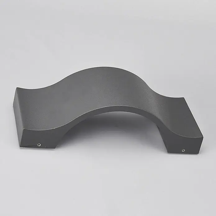 Lucande Außenwandleuchte Jace - 11 x 28 x 8,4 cm, schwarz, schwarz, IP54