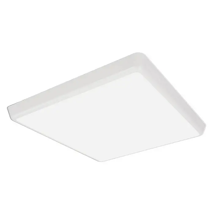 Arcchio Deckenleuchte Augustin - L x B x H: 40 x 40 x 5,1 cm, weiß / opal, weiß / opal