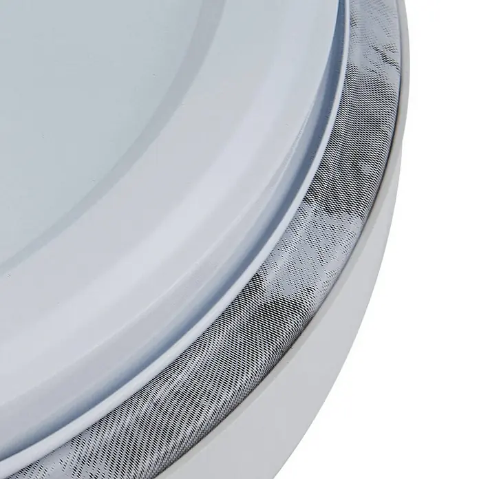 Lindby Deckenleuchte Lune - weiß / opal, alu / grau / zink