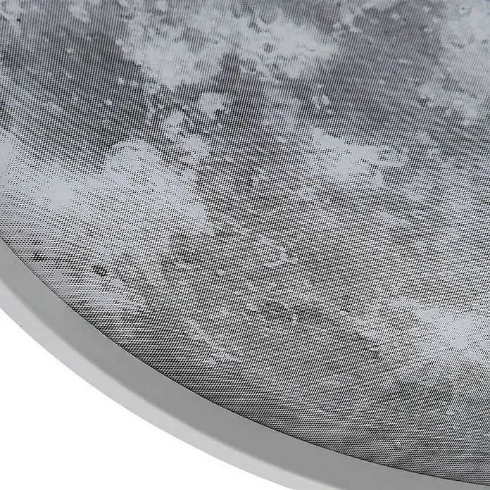 Lindby Deckenleuchte Lune - weiß / opal, alu / grau / zink