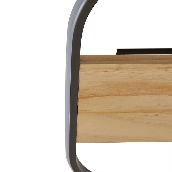 Lindby Deckenleuchte Romilda - alu / grau / zink