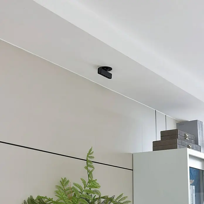 Lindby Deckenleuchte Eldrin - L x B x H: 13,1 x 8,2 x 8 cm, schwarz, schwarz
