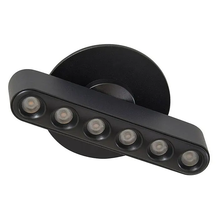 Lindby Deckenleuchte Eldrin - L x B x H: 13,1 x 8,2 x 8 cm, schwarz, schwarz
