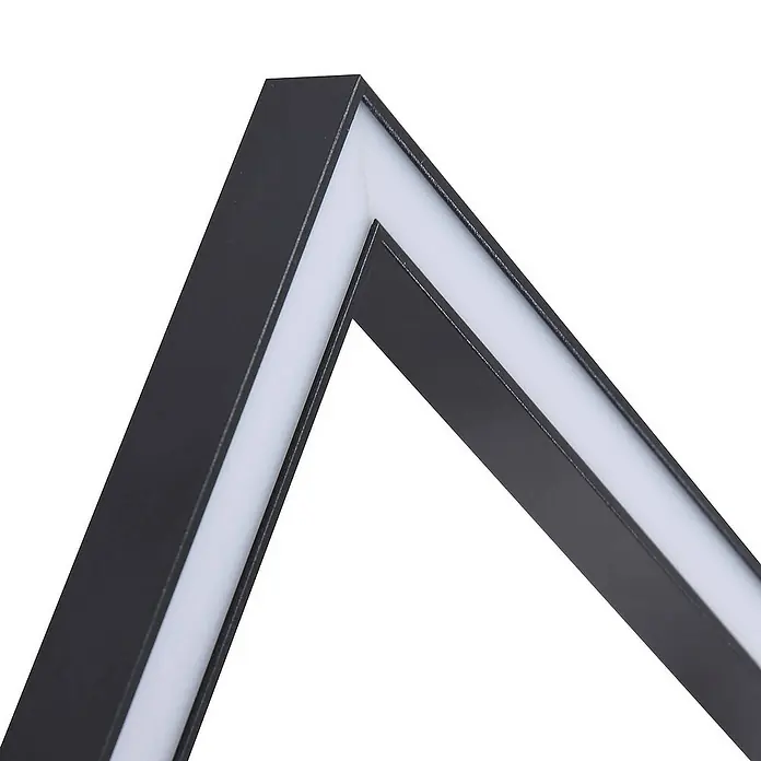 Lindby Deckenleuchte Yulla - L x B x H: 34 x 30 x 6 cm, schwarz
