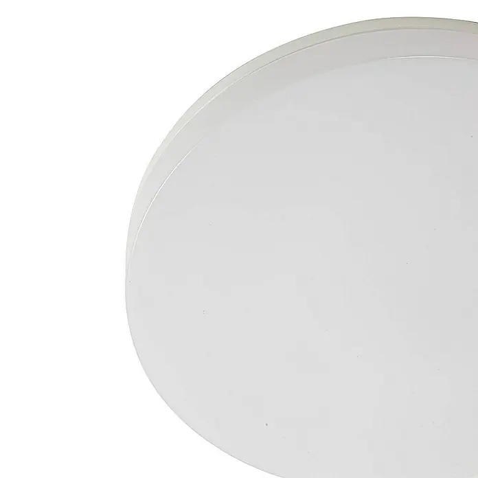 Prios Deckenleuchte Wynion - L x B x H: 30,7 x 30,7 x 7,1 cm, weiß / opal, weiß / opal