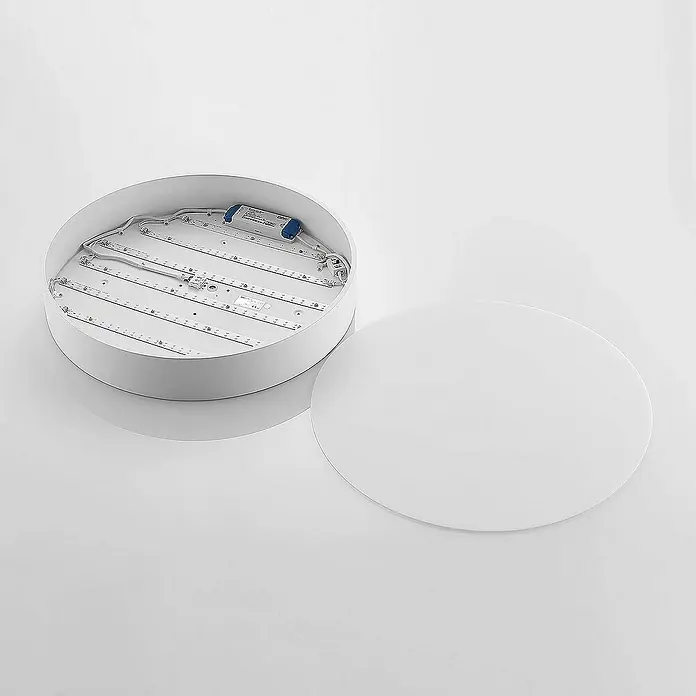 Arcchio Deckenleuchte Noabelle - L x B x H: 60 x 60 x 10 cm, weiß / opal, weiß / opal