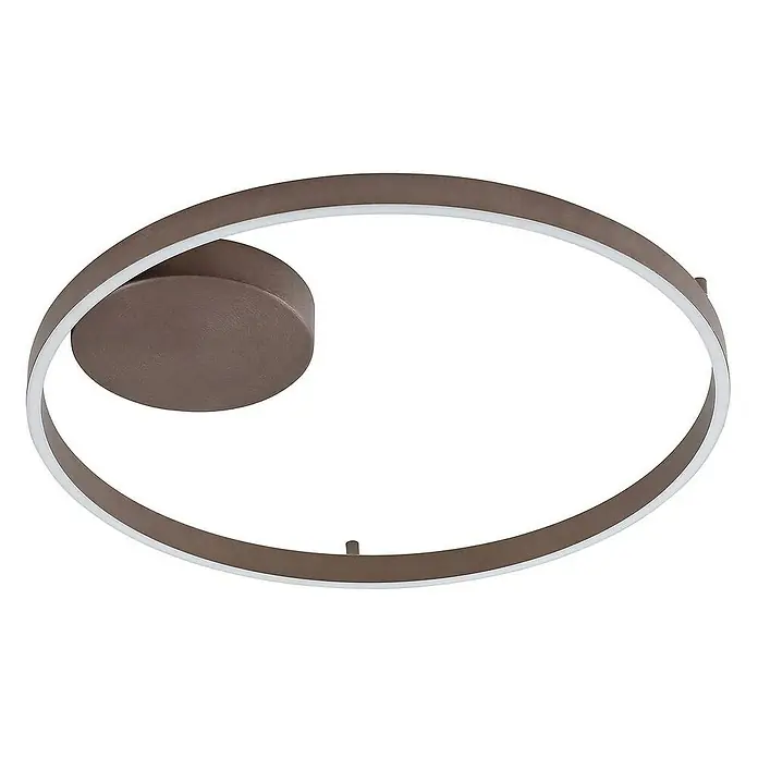Lucande Deckenleuchte Moise - braun / rost