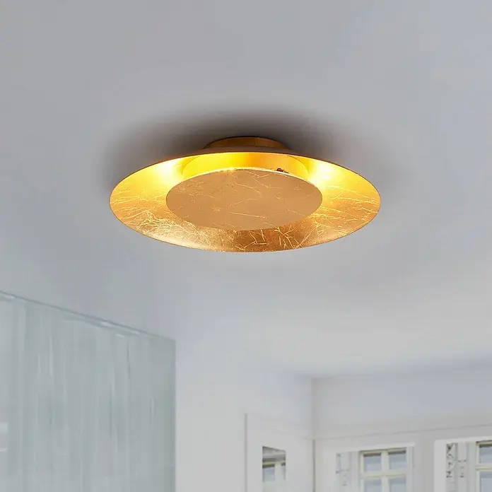 Lindby Deckenleuchte Keti - messing / gold, messing / gold