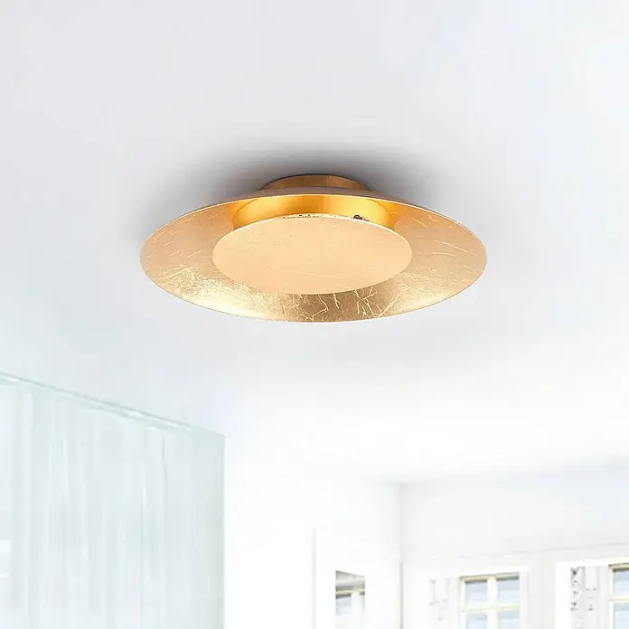 Lindby Deckenleuchte Keti - messing / gold, messing / gold