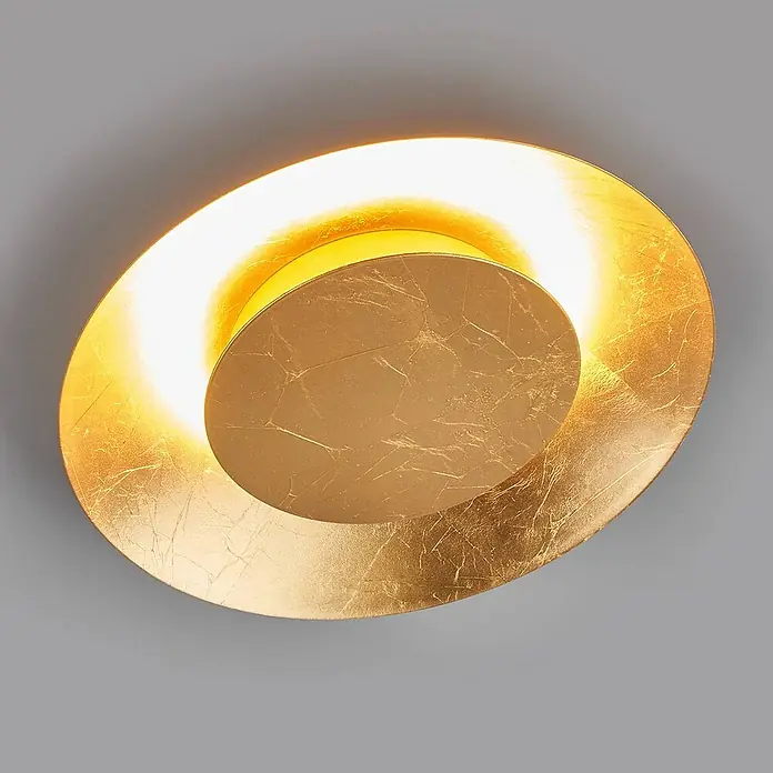 Lindby Deckenleuchte Keti - messing / gold, messing / gold