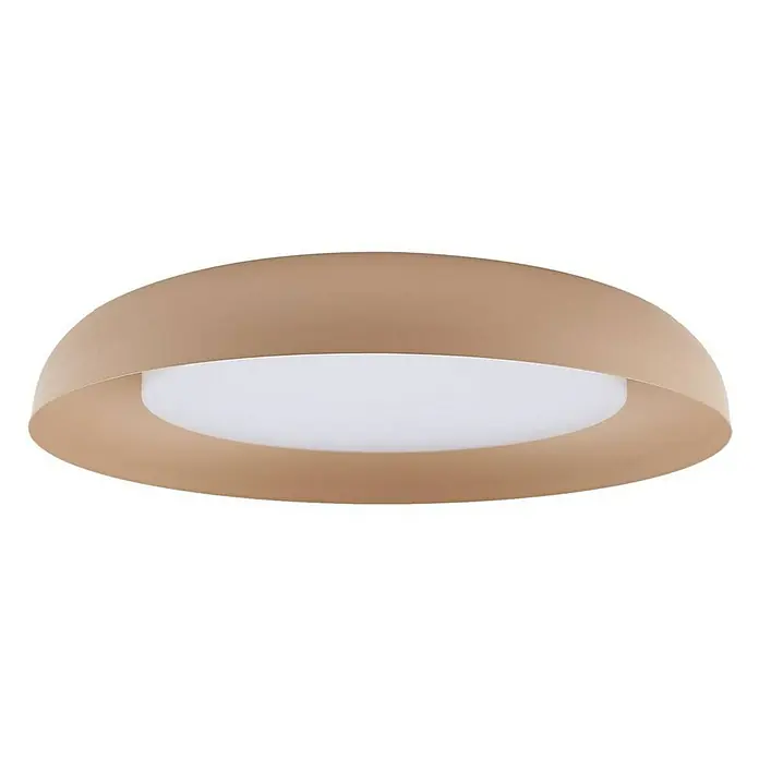 Lindby Deckenleuchte Florie - L x B x H: 40 x 40 x 7,1 cm, creme / amber