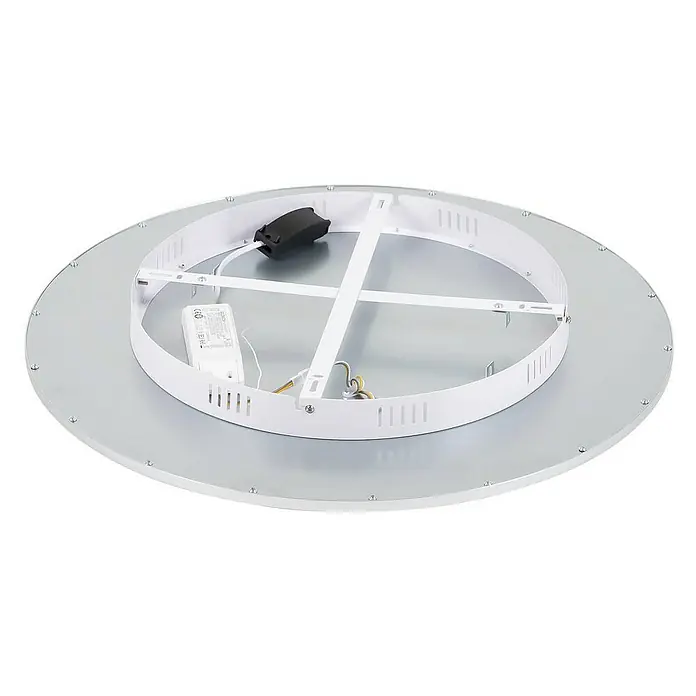 Lindby Deckenleuchte Narima - alu / grau / zink, weiß / opal