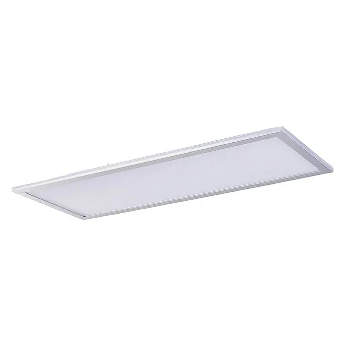Lindby LED-Panel Livel - L x B x H: 80 x 30 x 5,2 cm, alu / grau / zink, weiß / opal, Neutralweiß