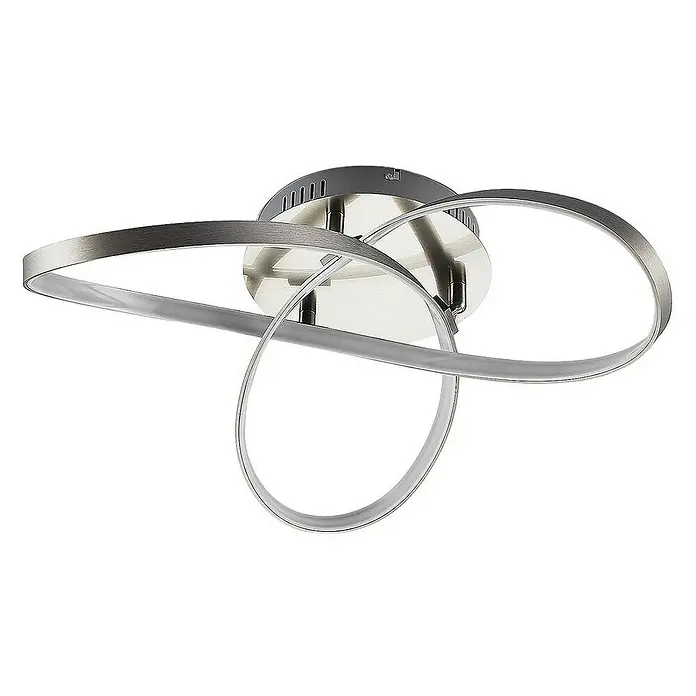 Lindby Deckenleuchte Saliha - alu / grau / zink, alu / grau / zink